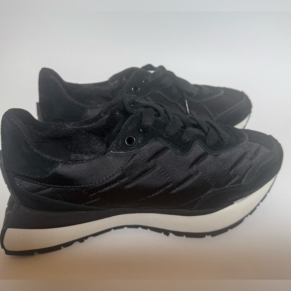 Kurt Geiger London Quilted Black Sneakers Size 38 / 7.5 US